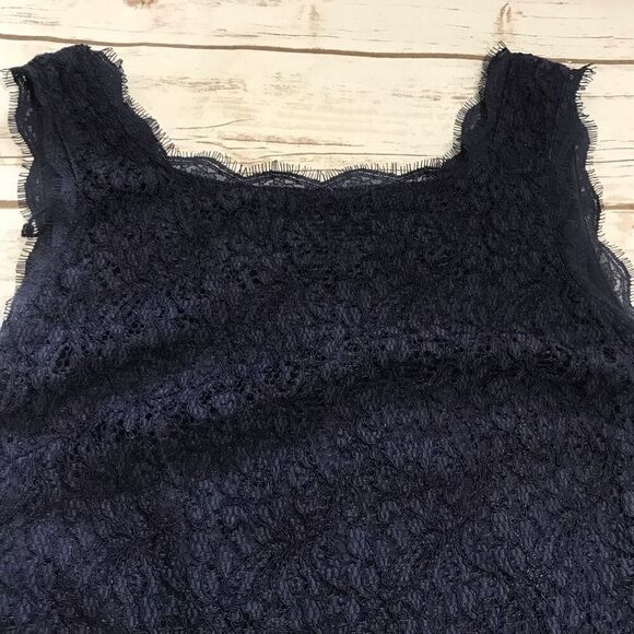 Adrianna Pappel Blue Lace‎ Sleeveless Dress size 12 - Picture 5 of 12